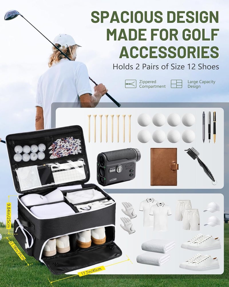 BRANTMAKER Golf Trunk Organizer, Golf Accessories for Men/Women to Storage Stuff and Gear, Cool Gifts for Golfers, Dad, Him/Her, Birthday or Father’s Day - Image 4